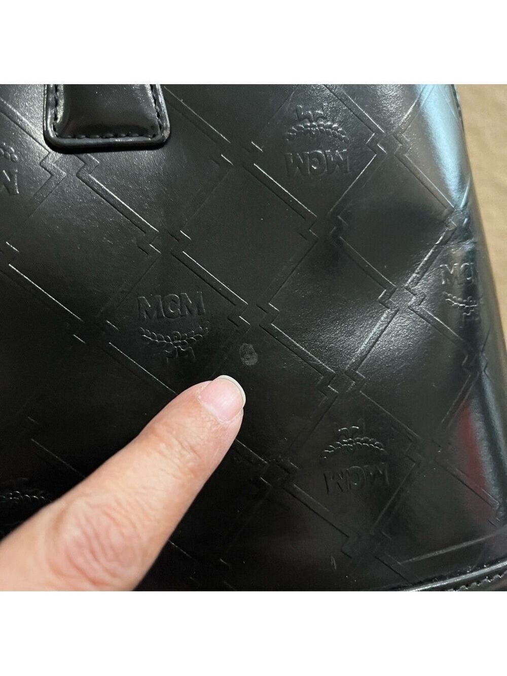 MCM BLACK HANDBAG - Picture 8 of 11